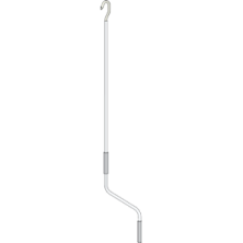 Hand crank hook D14L1200mm (R9010)